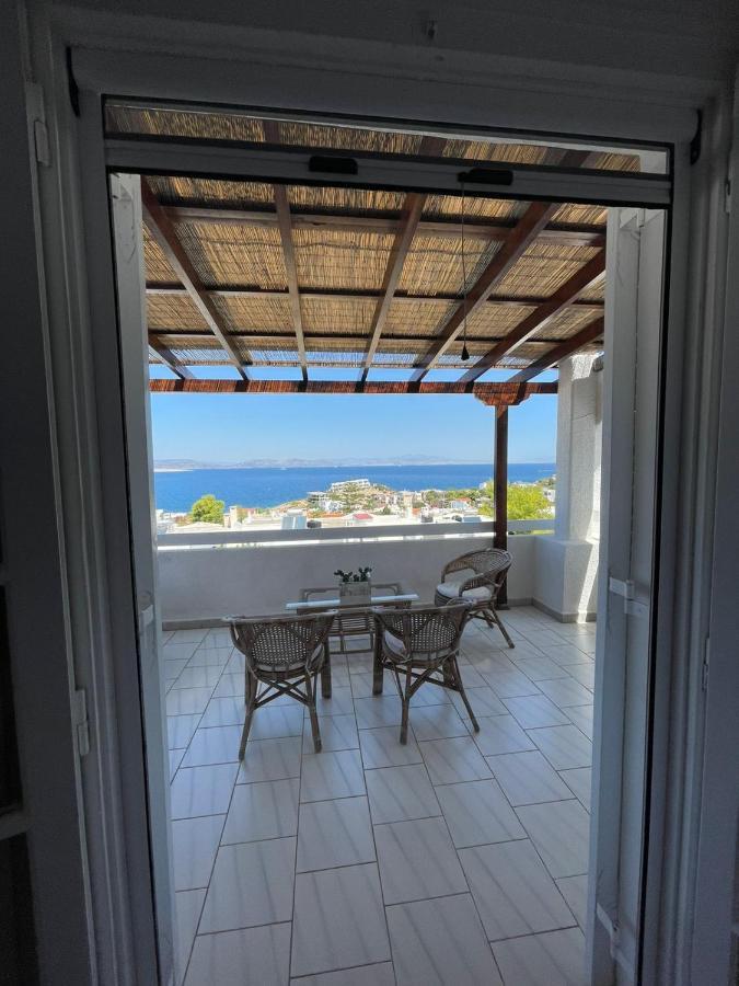 180° View To Sea Villa Vathí Exterior foto