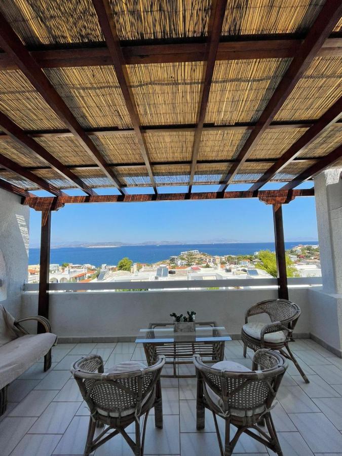180° View To Sea Villa Vathí Exterior foto